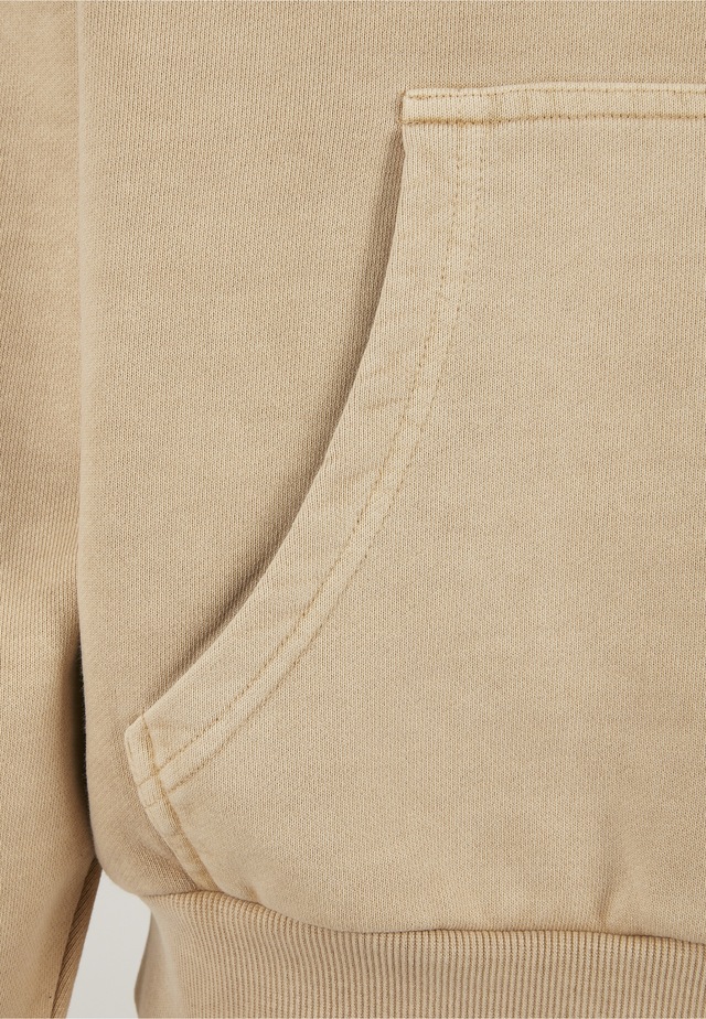 URBAN CLASSICS Rundhalspullover »Urban Classics Herren Heavy Terry Garment Dye Hoody« 1