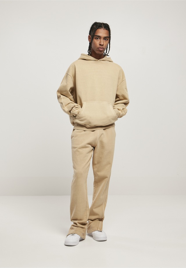 URBAN CLASSICS Rundhalspullover »Urban Classics Herren Heavy Terry Garment Dye Hoody« 1