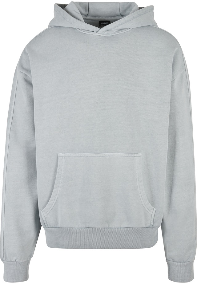 URBAN CLASSICS Rundhalspullover »Urban Classics Herren Heavy Terry Garment Dye Hoody« 1