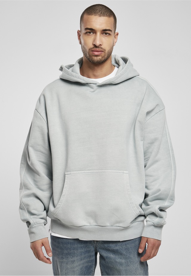 URBAN CLASSICS Rundhalspullover »Urban Classics Herren Heavy Terry Garment Dye Hoody« 1