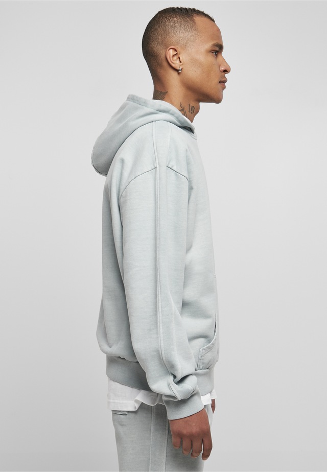 URBAN CLASSICS Rundhalspullover »Urban Classics Herren Heavy Terry Garment Dye Hoody« 1