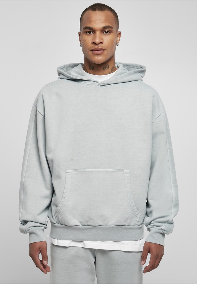 URBAN CLASSICS Rundhalspullover »Urban Classics Herren Heavy Terry Garment Dye Hoody« 1