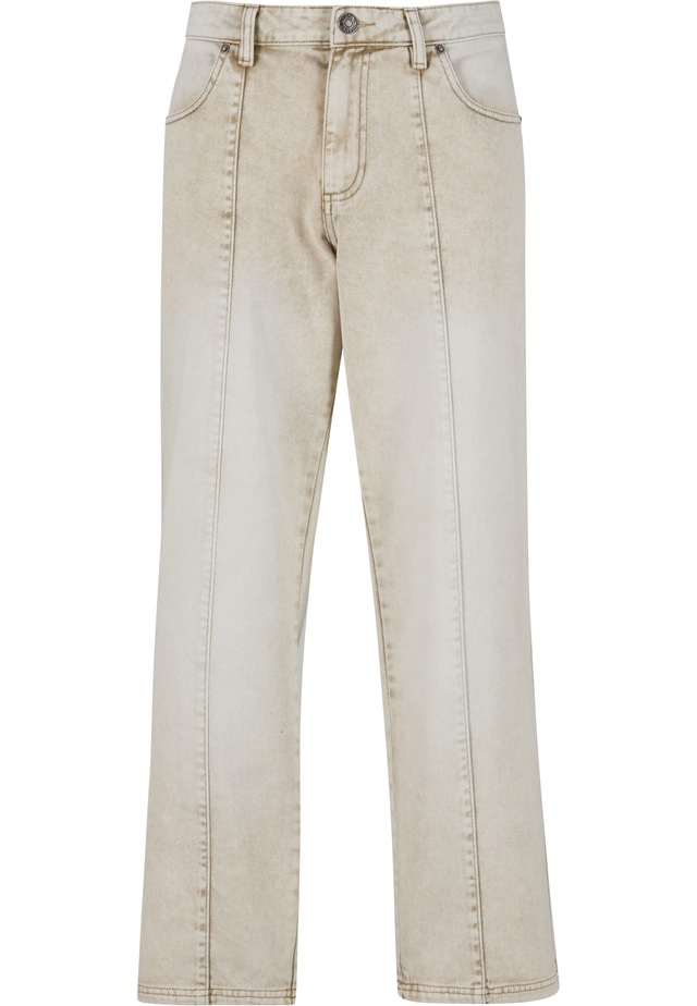 URBAN CLASSICS Bequeme Jeans »Urban Classics Wide Leg Denim With Dividing Seams«
