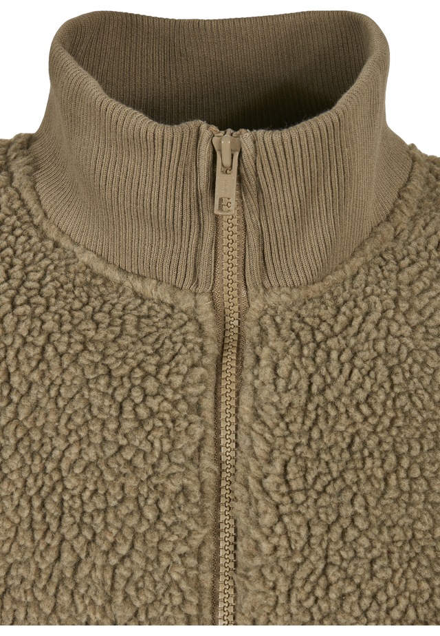 URBAN CLASSICS Winterjacke »Urban Classics Herren Boxy Sherpa Jacket« 1 Stk. tlg. ohne Kapuze