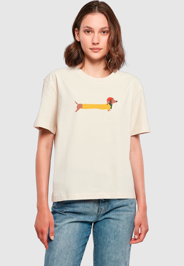 Merchcode T-Shirt »Merchcode Ladies Christmas Dog Tee« 1 Stk.
