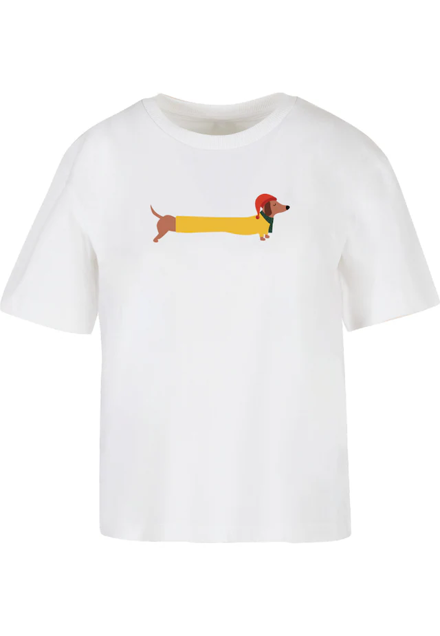 Merchcode T-Shirt »Merchcode Ladies Christmas Dog Tee« 1 Stk.