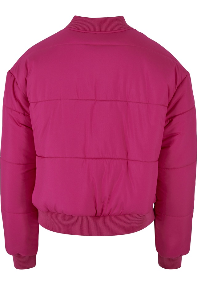 URBAN CLASSICS Winterjacke »Urban Classics Damen Ladies Puffer Blouson« 1 Stk. tlg. ohne Kapuze