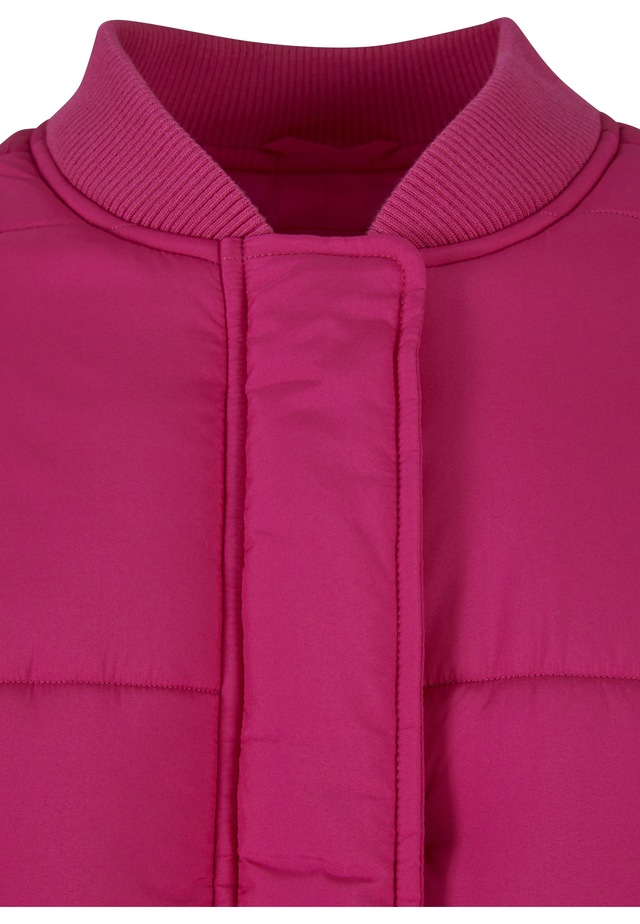 URBAN CLASSICS Winterjacke »Urban Classics Damen Ladies Puffer Blouson« 1 Stk. tlg. ohne Kapuze