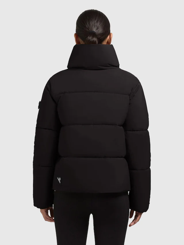 khujo Winterjacke »Rinja2 Matt« ohne Kapuze Warme Steppjacke mit hohem Kragen