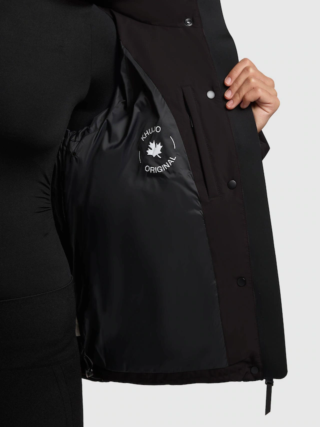 khujo Winterjacke »Rinja2 Matt« ohne Kapuze Warme Steppjacke mit hohem Kragen