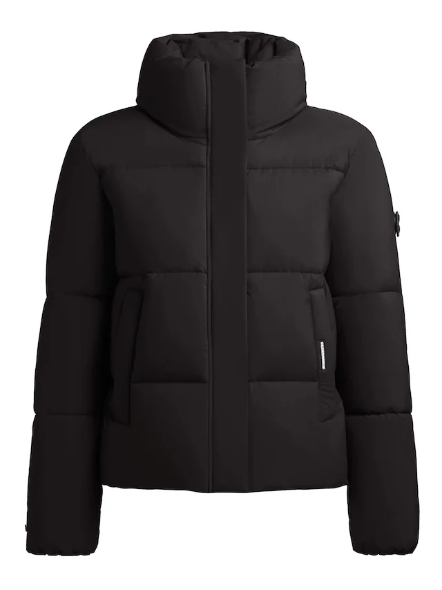 khujo Winterjacke »Rinja2 Matt« ohne Kapuze Warme Steppjacke mit hohem Kragen