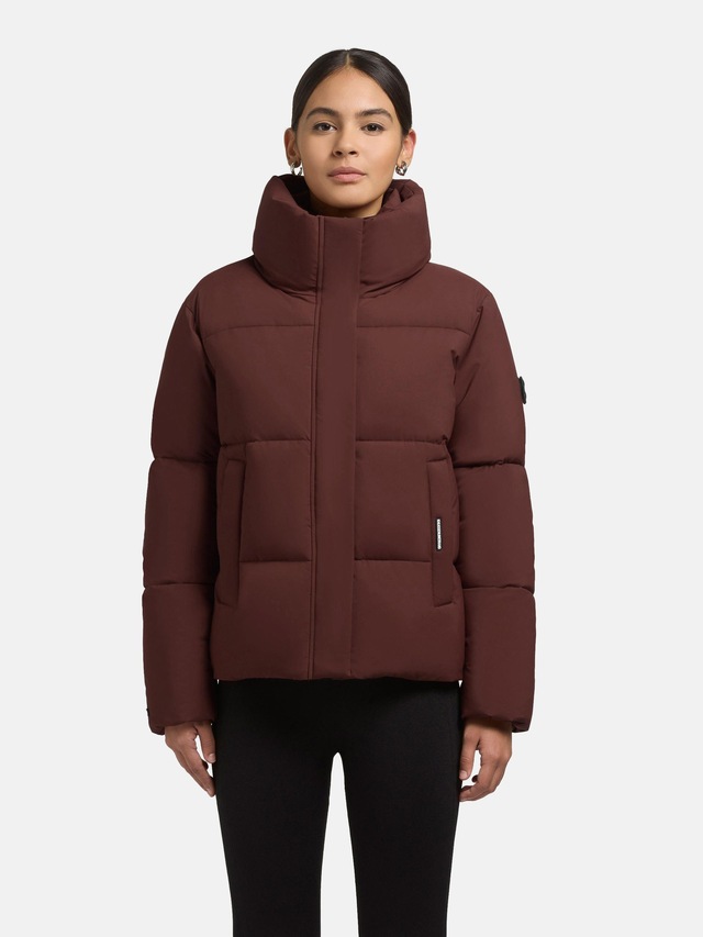 khujo Winterjacke »Rinja2 Matt« ohne Kapuze Warme Steppjacke mit hohem Kragen