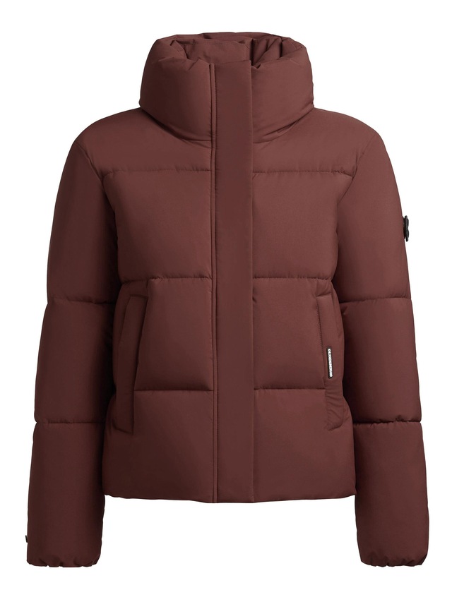 khujo Winterjacke »Rinja2 Matt« ohne Kapuze Warme Steppjacke mit hohem Kragen