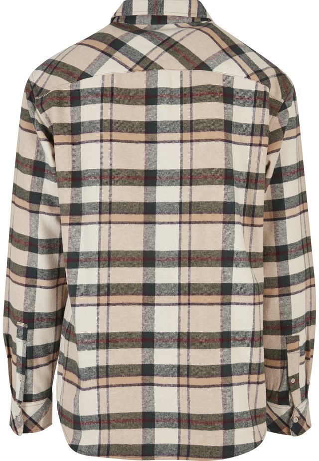 URBAN CLASSICS Langarmhemd »Urban Classics Herren Checked Mountain Shirt« 1 Stk.