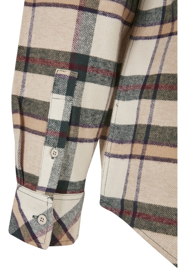 URBAN CLASSICS Langarmhemd »Urban Classics Herren Checked Mountain Shirt« 1 Stk.
