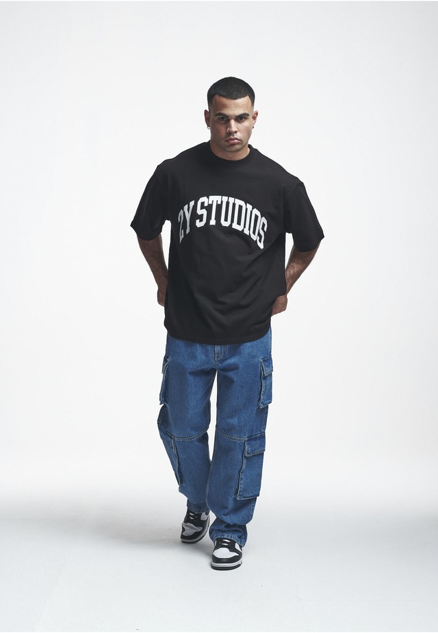 2Y Studios T-Shirt »2Y Studios Herren 2Y Logo Oversize Tee« 1 Stk.