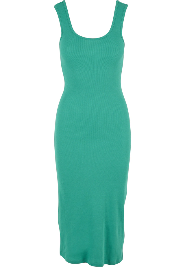 URBAN CLASSICS Shirtkleid »Urban Classics Damen Ladies Rib Top Dress« 1 Stk. tlg.