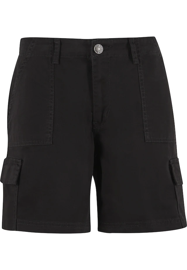 URBAN CLASSICS Cargoshorts »Urban Classics Ladies Cotton Cargo Shorts«
