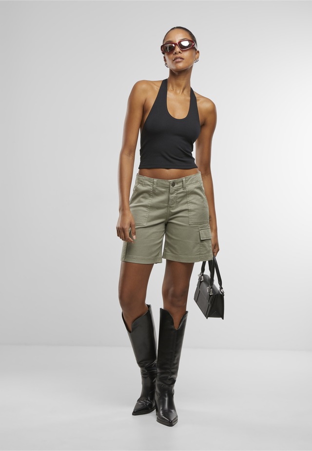 URBAN CLASSICS Cargoshorts »Urban Classics Ladies Cotton Cargo Shorts«
