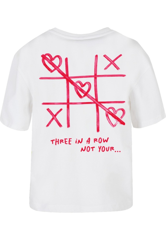 Miss Tee T-Shirt »Miss Tee Damen Three In A Row Tee« 1 Stk.
