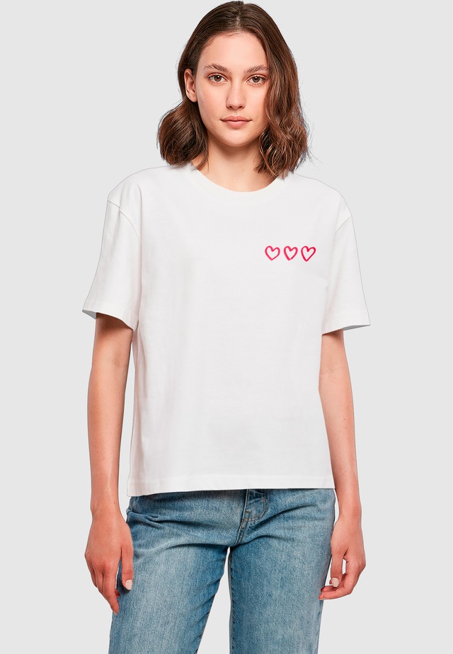 Miss Tee T-Shirt »Miss Tee Damen Three In A Row Tee« 1 Stk.