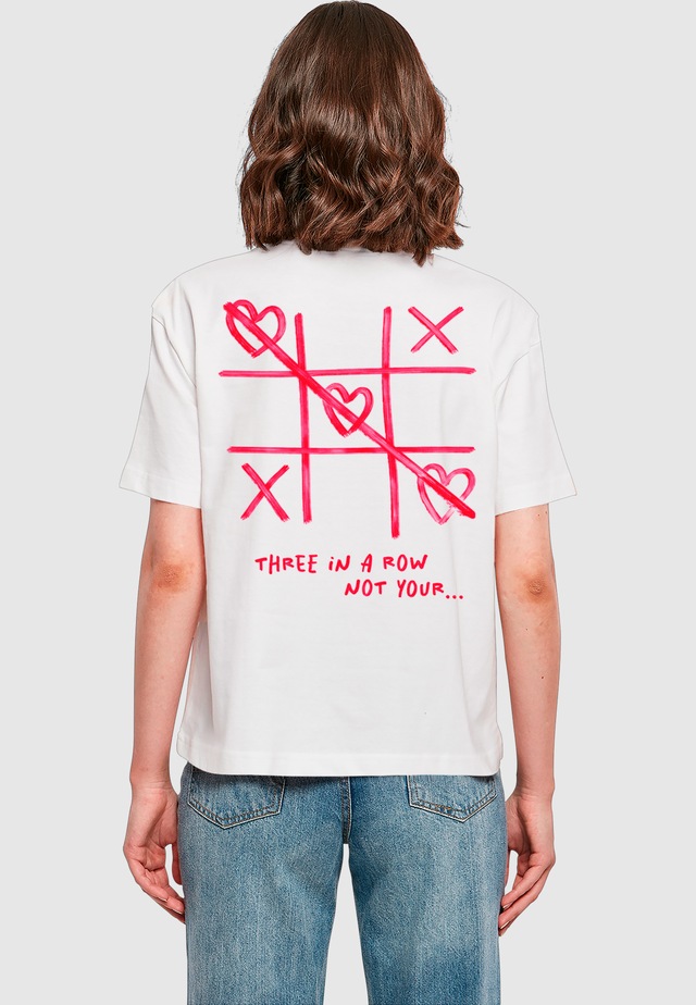 Miss Tee T-Shirt »Miss Tee Damen Three In A Row Tee« 1 Stk.