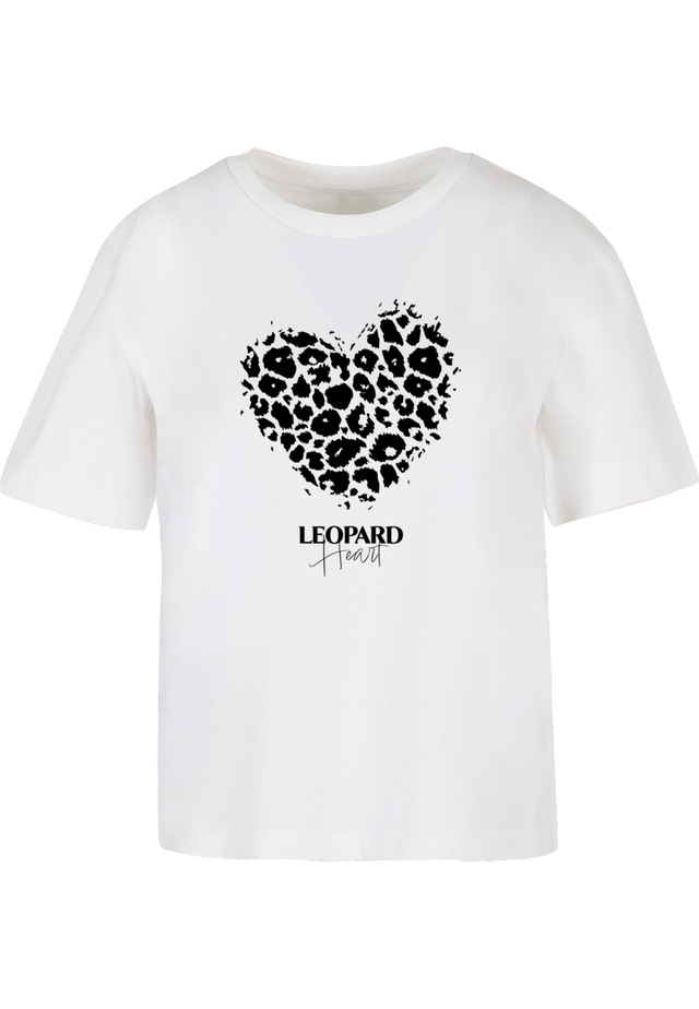Merchcode T-Shirt »Merchcode Ladies Leopard Heart Everyday Tee« 1 Stk.