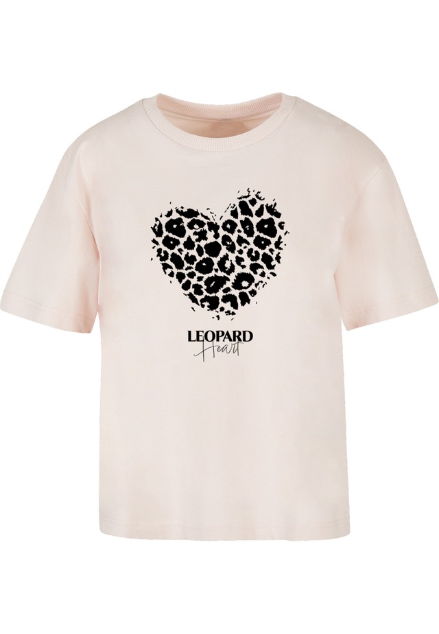 Merchcode T-Shirt »Merchcode Ladies Leopard Heart Everyday Tee« 1 Stk.