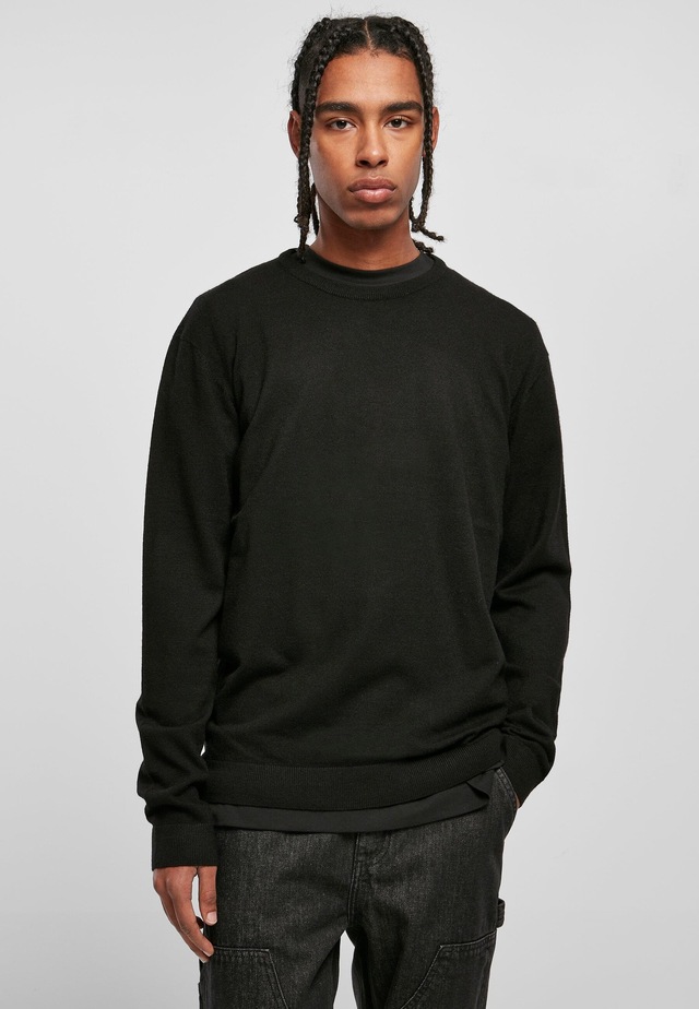 URBAN CLASSICS Rundhalspullover »Urban Classics Herren Eco Mix Sweater« 1 Stk.