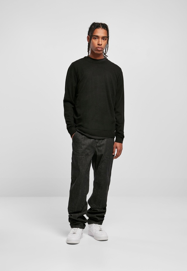 URBAN CLASSICS Rundhalspullover »Urban Classics Herren Eco Mix Sweater« 1 Stk.