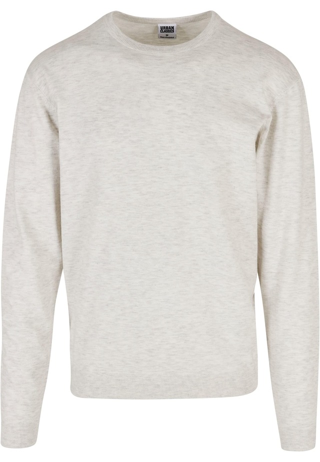 URBAN CLASSICS Rundhalspullover »Urban Classics Herren Eco Mix Sweater« 1 Stk.
