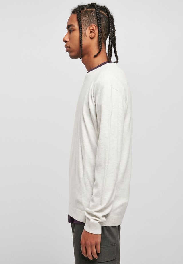URBAN CLASSICS Rundhalspullover »Urban Classics Herren Eco Mix Sweater« 1 Stk.