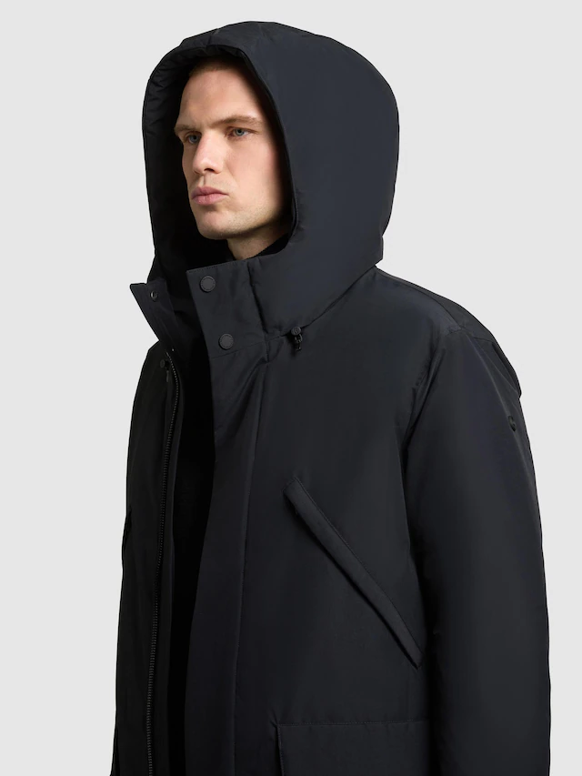 khujo Wintermantel »Figaro« Winterparka mit gefütterter Kapuze