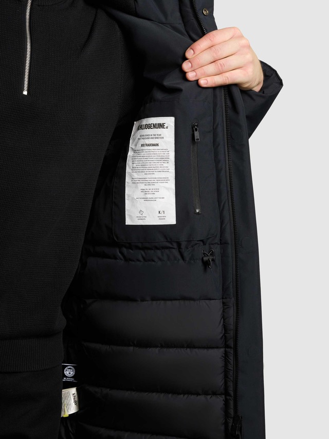 khujo Wintermantel »Figaro« Winterparka mit gefütterter Kapuze