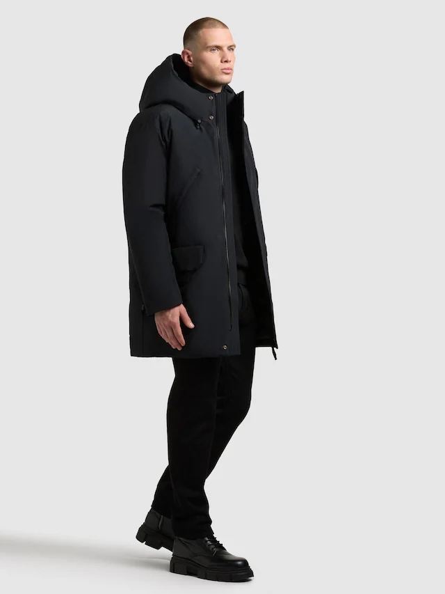 khujo Wintermantel »Figaro« Winterparka mit gefütterter Kapuze