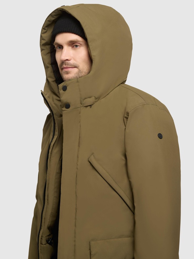 khujo Wintermantel »Figaro« Winterparka mit gefütterter Kapuze