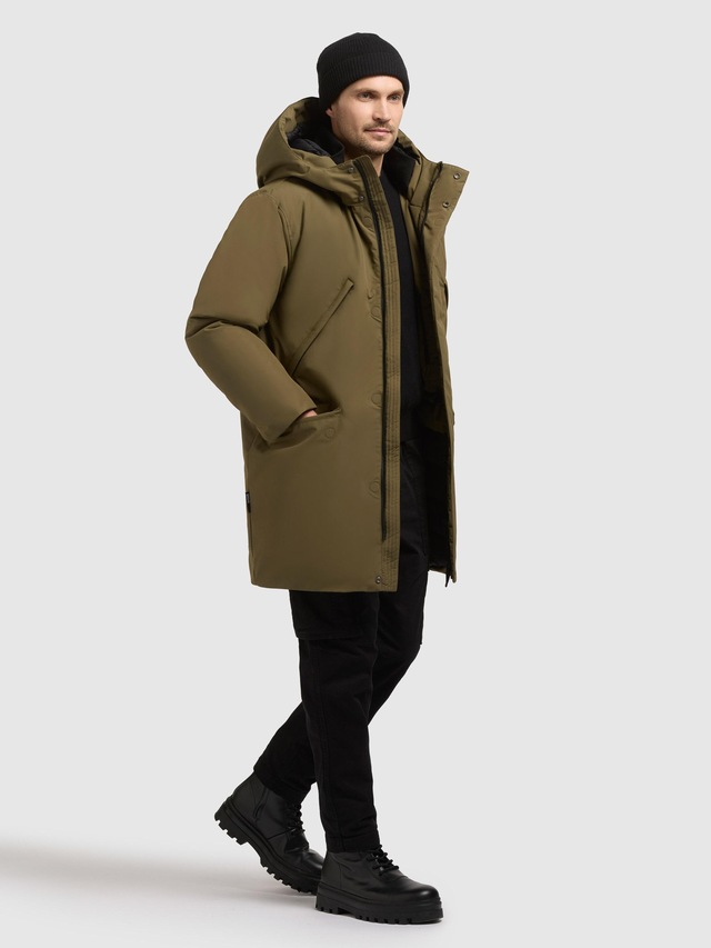 khujo Wintermantel »Figaro« Winterparka mit gefütterter Kapuze
