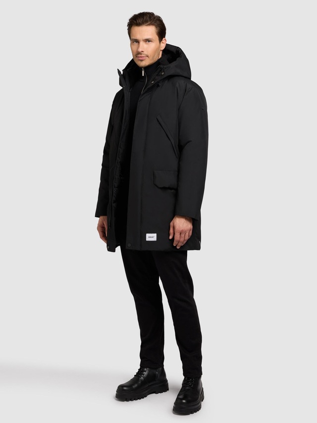 khujo Wintermantel »Figaro« Winterparka mit gefütterter Kapuze