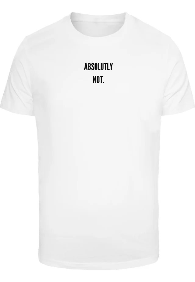 MisterTee T-Shirt »MisterTee Herren Absolutely Not Tee« 1 Stk.