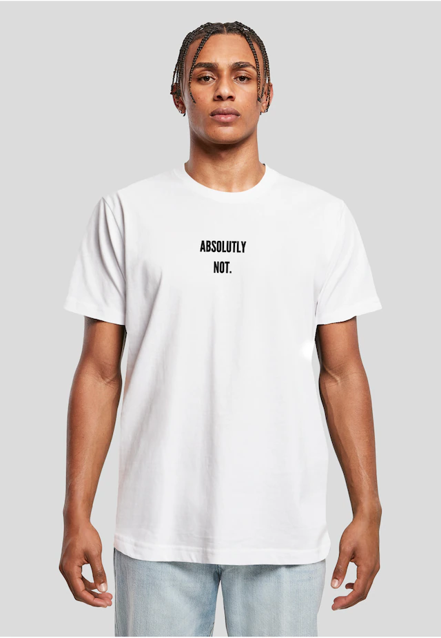 MisterTee T-Shirt »MisterTee Herren Absolutely Not Tee« 1 Stk.