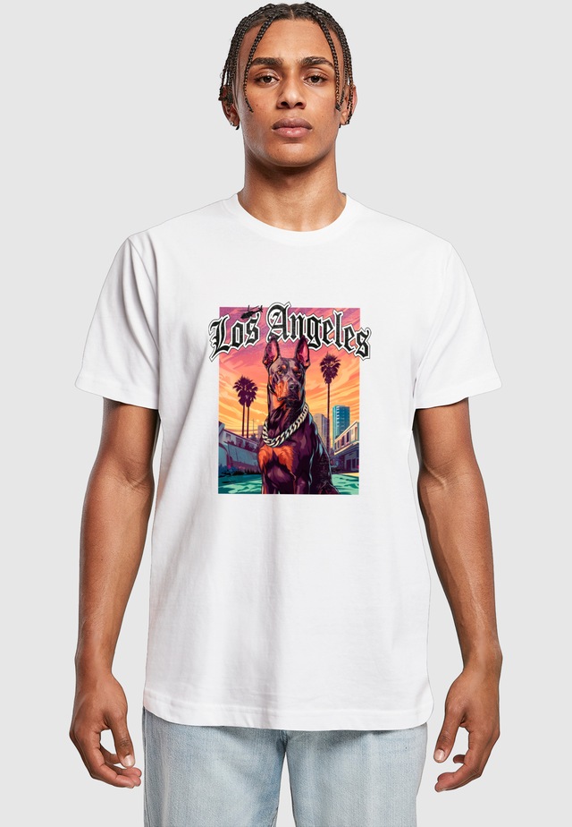 MisterTee T-Shirt »MisterTee Los Angeles Dog Tee« 1 Stk.