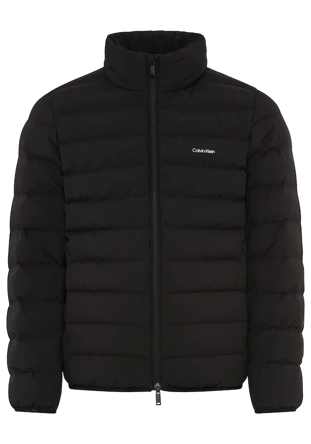 Calvin Klein Steppjacke Stehkragen, 2-Wege-Zipper, Regular Fit