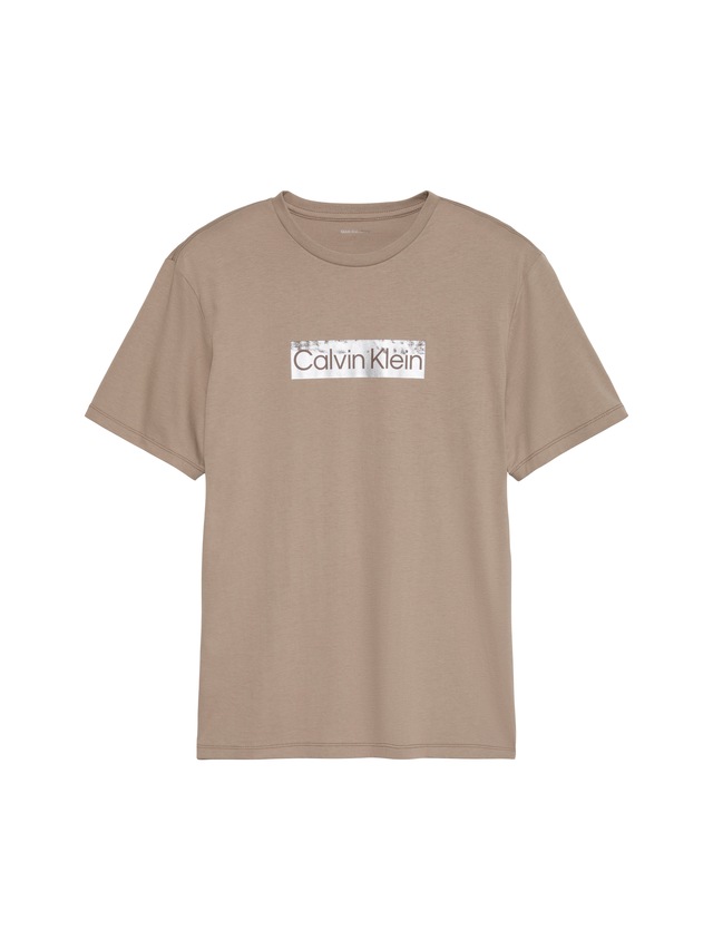 Calvin Klein T-Shirt Reine Baumwolle, Regular Fit, Glanzdruck