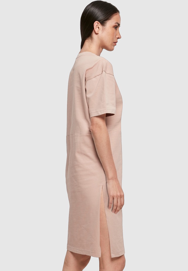 Merchcode Shirtkleid »Merchcode Damen Ladies Rose Oversized Slit Tee Dress« 1 Stk. tlg.