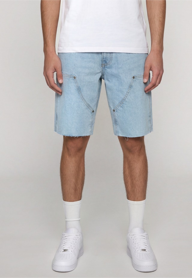 URBAN CLASSICS Shorts »Urban Classics Open Edge Two Knee Denim Shorts«
