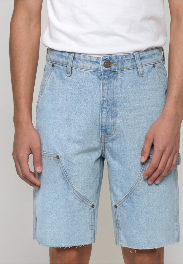 URBAN CLASSICS Shorts »Urban Classics Open Edge Two Knee Denim Shorts«