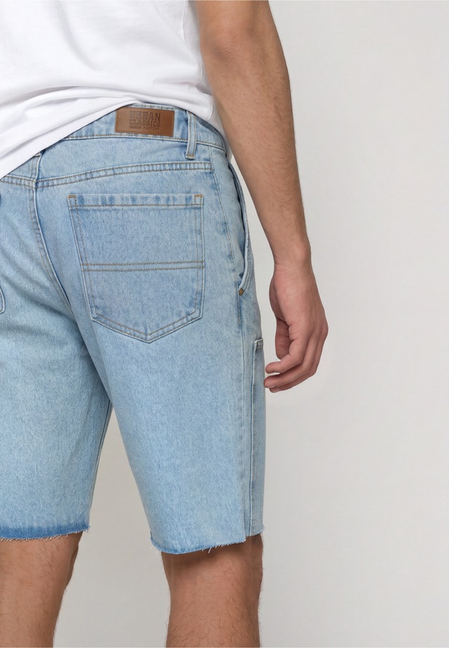 URBAN CLASSICS Shorts »Urban Classics Open Edge Two Knee Denim Shorts«