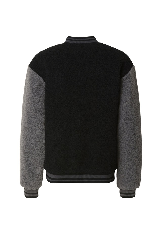 URBAN CLASSICS Collegejacke »Urban Classics Teddy College Jacket« 1 Stk. tlg. ohne Kapuze
