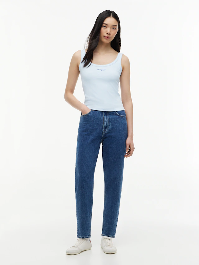 Tommy Jeans Mom-Jeans »MOM JEAN UH TPR RW« Ultra High Waist, Tapered Fit