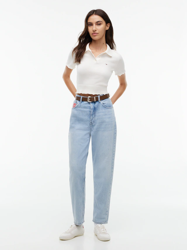 Tommy Jeans Mom-Jeans »MOM JEAN UH TPR RW« Ultra High Waist, Tapered Fit